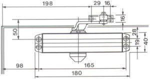 Amortizor usa GEZE TS 1000 C