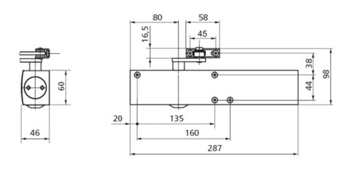 Amortizor usa GEZE TS 4000 - imagine 2