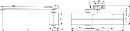 Amortizor usa Assa Abloy DC 300 - imagine 2