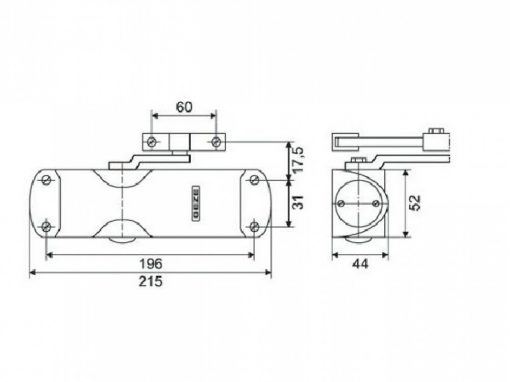 Amortizor usa GEZE TS 1000 C