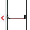 Manere antipanica CISA pentru usi 1 canat inchidere 3 puncte fara maner exterior kit complet