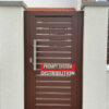 Manere inox brat inclinat 45 grade sectiune 20×40 500 mm