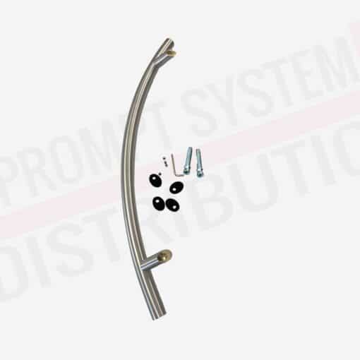 Maner tragator inox curbat - imagine 3