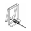 Automatizare cu cremaliera pentru ferestre cursa 320mm - imagine 6