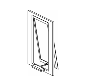 Automatizare cu cremaliera pentru ferestre cursa 320mm