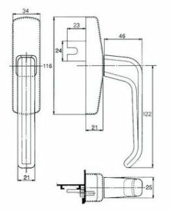 Maner usa balcon aluminiu