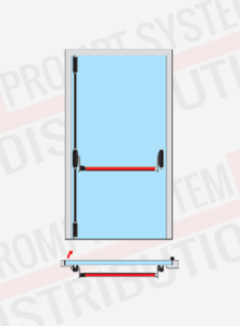 Maner antipanica canat secundar usa PVC/lemn