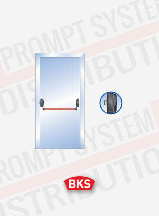 Manere antipanica G-U BKS pentru usi 1 canat kit complet