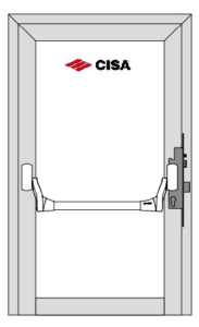 Manere antipanica 1 punct CISA cu broasca ingropata