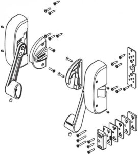 Mecanism antipanica GIESSE inchidere 1 punct