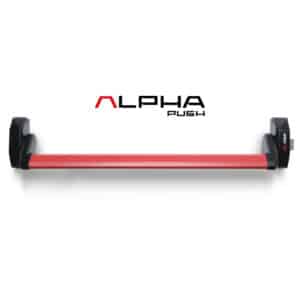 Kit bara antipanica CISA ALPHA pentru usi 1 canat inchidere 1 punct cu maner exterior cu cheie