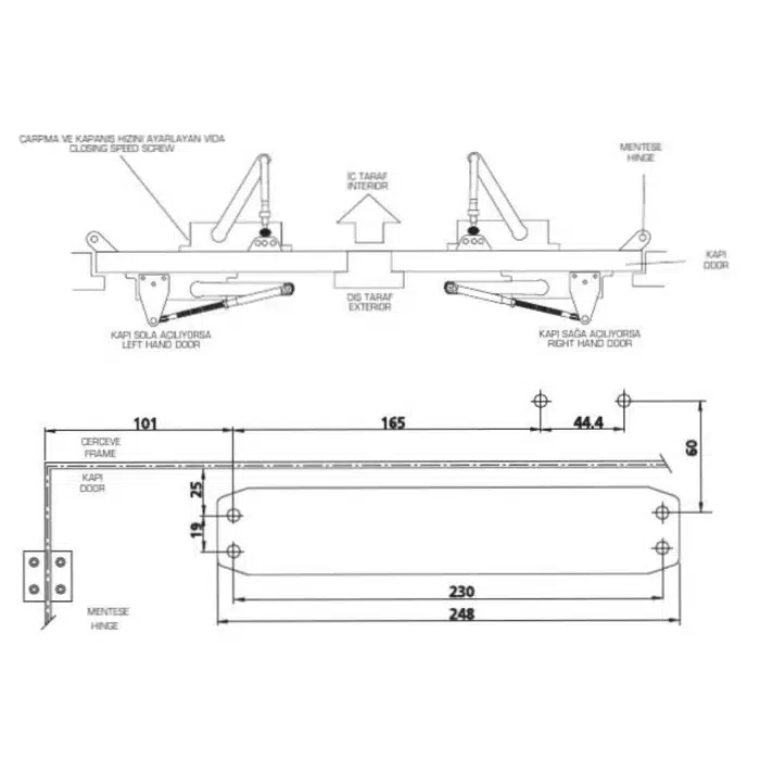 Amortizor usa Kale KD-440 60-85 kg