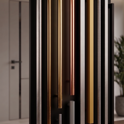 Maner tragator usa alama finisaj auriu